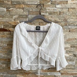 One way white blouse top